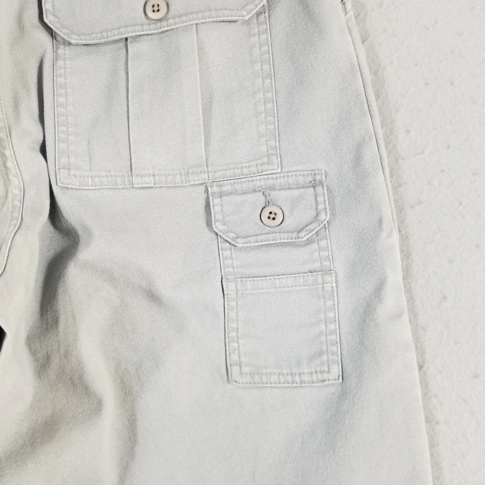 Cabela's 7 pocket cargo hiking pants men's 34x34 gray outdoor adventure